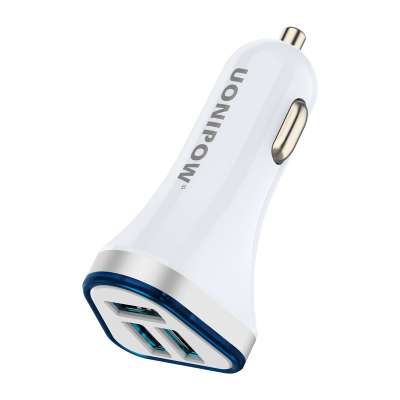 3 Sockets Car Cigarette Lighter Charger with 3 USB Ports for Cell Phone 5V 4.8A