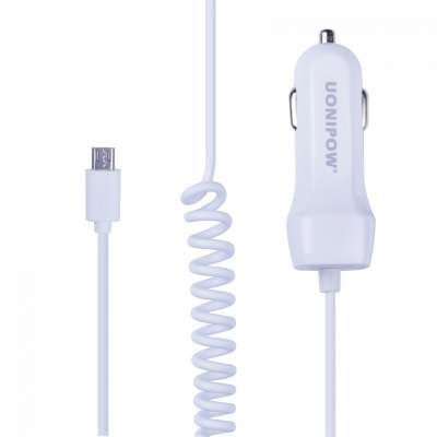 Hot Sale 5V 2.4A Mobile Phone Car Charger With Micro Cable