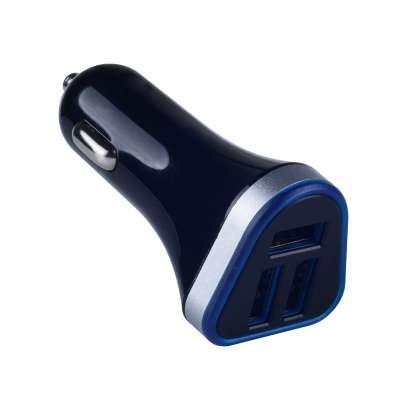 3 Port 4.8A 24W USB LED Fast Quick Car Charger Charging Adapter Plug