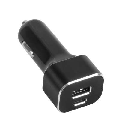 Type C USB Car Charger Power Delivery Quick Charge 3.0 12V/24V Aluminium Cigarette Lighter Outlet Adapter