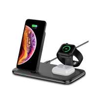 IBD Competitive Price Wireless Phone Charger Qi 15W Wireless Charger Stand 3 In 1 Fast Charging Wireless Charger For Samsung