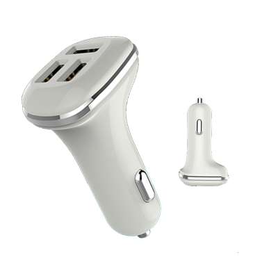 Shoes Design 4.8A 24W 3 USB Car Charger for Plugs E-readers,MP3 Players and Other Electronic Devices