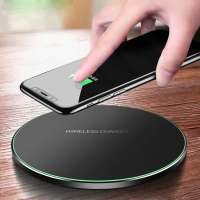 2020 new product Qi Wireless charger For iphone x 8 portable 10W fast Charging Ultra-thin wireless charger for samsung s9 s8