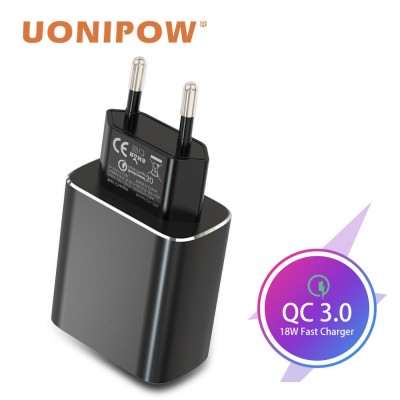 18w fast charging qc3.0 wall-mounted mobile phone charger us plug Qualcomm certified version