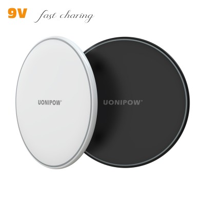 Universal wireless charger pad qi 10w fast charging wireless charger mobile phone portable charging pad